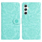 Floral Embossed Pattern Leather Phone Case, For Samsung Galaxy S26+ 5G, For Samsung Galaxy S26 Edge 5G, For Samsung Galaxy S26 Ultra 5G, For Samsung Galaxy S26 5G, For Samsung Galaxy S25 FE 5G, For Samsung Galaxy S25 Edge 5G, For Samsung Galaxy S25 5G ...