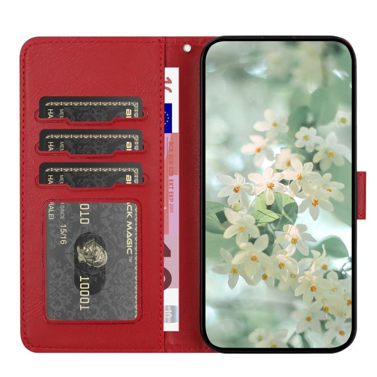 Floral Embossed Pattern Leather Phone Case, For Samsung Galaxy S26+ 5G, For Samsung Galaxy S26 Edge 5G, For Samsung Galaxy S26 Ultra 5G, For Samsung Galaxy S26 5G, For Samsung Galaxy S25 FE 5G, For Samsung Galaxy S25 Edge 5G, For Samsung Galaxy S25 5G ...