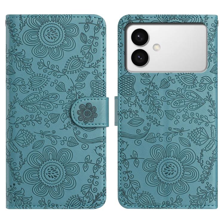Floral Embossed Pattern Leather Phone Case, For Samsung Galaxy S26+ 5G, For Samsung Galaxy S26 Edge 5G, For Samsung Galaxy S26 Ultra 5G, For Samsung Galaxy S26 5G, For Samsung Galaxy S25 FE 5G, For Samsung Galaxy S25 Edge 5G, For Samsung Galaxy S25 5G ...