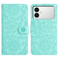 Floral Embossed Pattern Leather Phone Case, For Samsung Galaxy S26+ 5G, For Samsung Galaxy S26 Edge 5G, For Samsung Galaxy S26 Ultra 5G, For Samsung Galaxy S26 5G, For Samsung Galaxy S25 FE 5G, For Samsung Galaxy S25 Edge 5G, For Samsung Galaxy S25 5G ...