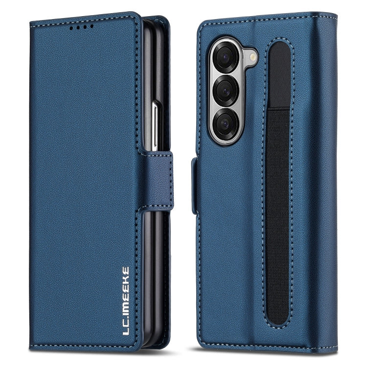 LC.IMEEKE L1 Series Frosted Fine Texture PU Phone Case with Pen Slot, Pen Not Included