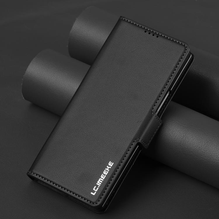 LC.IMEEKE L1 Series Frosted Fine Texture PU Phone Case with Pen Slot, Pen Not Included