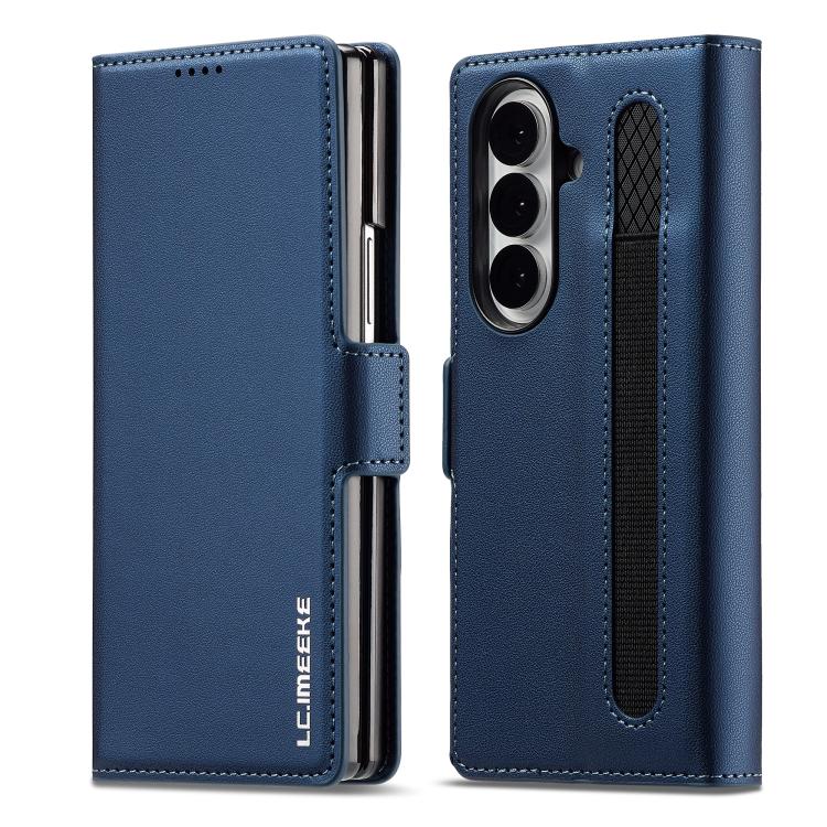 LC.IMEEKE L1 Series Frosted Fine Texture PU Phone Case with Pen Slot, Pen Not Included