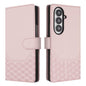 Honeycomb Embossing RFID Leather Phone Case, For Samsung Galaxy Z Fold7 5G, For Samsung Galaxy Z Fold5