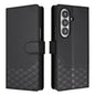 Honeycomb Embossing RFID Leather Phone Case, For Samsung Galaxy Z Fold7 5G, For Samsung Galaxy Z Fold5