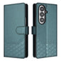 Honeycomb Embossing RFID Leather Phone Case, For Samsung Galaxy Z Fold7 5G, For Samsung Galaxy Z Fold5