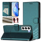 Honeycomb Embossing RFID Leather Phone Case, For Samsung Galaxy S23 5G, For Samsung Galaxy S22 Ultra 5G, For Samsung Galaxy S22+ 5G, For Samsung Galaxy S22 5G, For Samsung Galaxy S21 FE 5G, For Samsung Galaxy S21 5G, For Samsung Galaxy S21+ 5G         ...