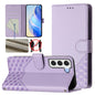Honeycomb Embossing RFID Leather Phone Case, For Samsung Galaxy S23 5G, For Samsung Galaxy S22 Ultra 5G, For Samsung Galaxy S22+ 5G, For Samsung Galaxy S22 5G, For Samsung Galaxy S21 FE 5G, For Samsung Galaxy S21 5G, For Samsung Galaxy S21+ 5G         ...