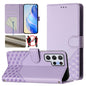 Honeycomb Embossing RFID Leather Phone Case, For Samsung Galaxy S23 5G, For Samsung Galaxy S22 Ultra 5G, For Samsung Galaxy S22+ 5G, For Samsung Galaxy S22 5G, For Samsung Galaxy S21 FE 5G, For Samsung Galaxy S21 5G, For Samsung Galaxy S21+ 5G         ...