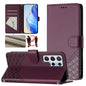 Honeycomb Embossing RFID Leather Phone Case, For Samsung Galaxy S23 5G, For Samsung Galaxy S22 Ultra 5G, For Samsung Galaxy S22+ 5G, For Samsung Galaxy S22 5G, For Samsung Galaxy S21 FE 5G, For Samsung Galaxy S21 5G, For Samsung Galaxy S21+ 5G         ...