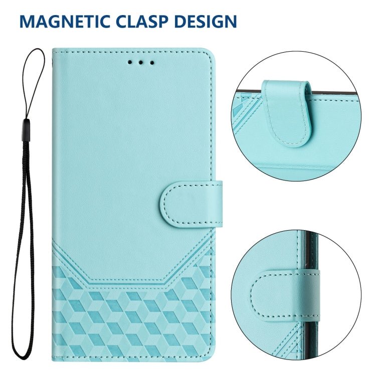 Honeycomb Embossing RFID Leather Phone Case, For Samsung Galaxy S23 5G, For Samsung Galaxy S22 Ultra 5G, For Samsung Galaxy S22+ 5G, For Samsung Galaxy S22 5G, For Samsung Galaxy S21 FE 5G, For Samsung Galaxy S21 5G, For Samsung Galaxy S21+ 5G         ...