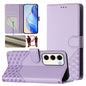 Honeycomb Embossing RFID Leather Phone Case, For Samsung Galaxy S23 5G, For Samsung Galaxy S22 Ultra 5G, For Samsung Galaxy S22+ 5G, For Samsung Galaxy S22 5G, For Samsung Galaxy S21 FE 5G, For Samsung Galaxy S21 5G, For Samsung Galaxy S21+ 5G         ...