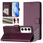 Honeycomb Embossing RFID Leather Phone Case, For Samsung Galaxy S23 5G, For Samsung Galaxy S22 Ultra 5G, For Samsung Galaxy S22+ 5G, For Samsung Galaxy S22 5G, For Samsung Galaxy S21 FE 5G, For Samsung Galaxy S21 5G, For Samsung Galaxy S21+ 5G         ...