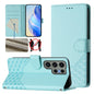 Honeycomb Embossing RFID Leather Phone Case, For Samsung Galaxy S25 Ultra 5G, For Samsung Galaxy S24 FE 5G, For Samsung Galaxy S24 Ultra 5G, For Samsung Galaxy S24+ 5G, For Samsung Galaxy S24 5G, For Samsung Galaxy S23 FE 5G                            ...