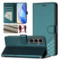 Honeycomb Embossing RFID Leather Phone Case, For Samsung Galaxy S25 Ultra 5G, For Samsung Galaxy S24 FE 5G, For Samsung Galaxy S24 Ultra 5G, For Samsung Galaxy S24+ 5G, For Samsung Galaxy S24 5G, For Samsung Galaxy S23 FE 5G                            ...