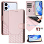 Honeycomb Embossing RFID Leather Phone Case, For Galaxy S26 FE 5G, For Samsung Galaxy S26+ 5G, For Samsung Galaxy S26 Edge 5G, For Samsung Galaxy S26 Ultra 5G, For Samsung Galaxy S26 5G, For Samsung Galaxy S25 Edge 5G, For Samsung Galaxy S25 5G        ...