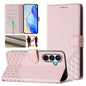 Honeycomb Embossing RFID Leather Phone Case, For Galaxy S26 FE 5G, For Samsung Galaxy S26+ 5G, For Samsung Galaxy S26 Edge 5G, For Samsung Galaxy S26 Ultra 5G, For Samsung Galaxy S26 5G, For Samsung Galaxy S25 Edge 5G, For Samsung Galaxy S25 5G        ...