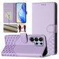 Honeycomb Embossing RFID Leather Phone Case, For Galaxy S26 FE 5G, For Samsung Galaxy S26+ 5G, For Samsung Galaxy S26 Edge 5G, For Samsung Galaxy S26 Ultra 5G, For Samsung Galaxy S26 5G, For Samsung Galaxy S25 Edge 5G, For Samsung Galaxy S25 5G        ...