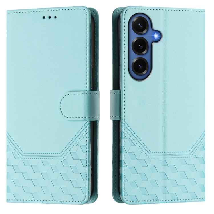 Honeycomb Embossing RFID Leather Phone Case, For Samsung Galaxy S26+ 5G, For Samsung Galaxy S26 Edge 5G, For Samsung Galaxy S26 Ultra 5G, For Samsung Galaxy S26 5G, For Samsung Galaxy S25 Edge 5G, For Samsung Galaxy S25 5G, For Samsung Galaxy S25+ 5G  ...