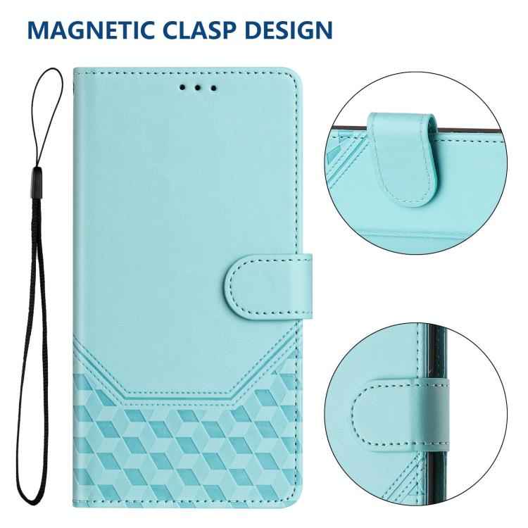 Honeycomb Embossing RFID Leather Phone Case, For Samsung Galaxy S26+ 5G, For Samsung Galaxy S26 Edge 5G, For Samsung Galaxy S26 Ultra 5G, For Samsung Galaxy S26 5G, For Samsung Galaxy S25 Edge 5G, For Samsung Galaxy S25 5G, For Samsung Galaxy S25+ 5G  ...