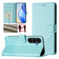 Honeycomb Embossing RFID Leather Phone Case, For Galaxy S26 FE 5G, For Samsung Galaxy S26+ 5G, For Samsung Galaxy S26 Edge 5G, For Samsung Galaxy S26 Ultra 5G, For Samsung Galaxy S26 5G, For Samsung Galaxy S25 Edge 5G, For Samsung Galaxy S25 5G        ...