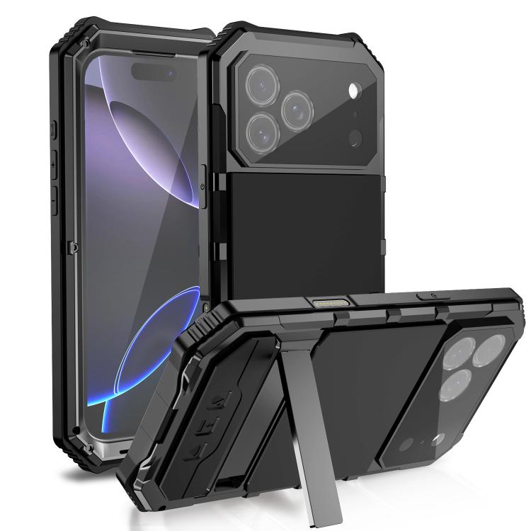 R-JUST Life Waterproof Dustproof Shockproof Holder Phone Case