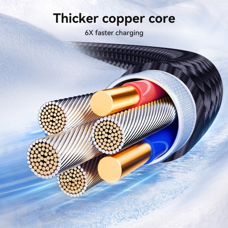 JOYROOM S-A42 Crystal Clear Series Fast Charging Data Cable, Length: 1.2m