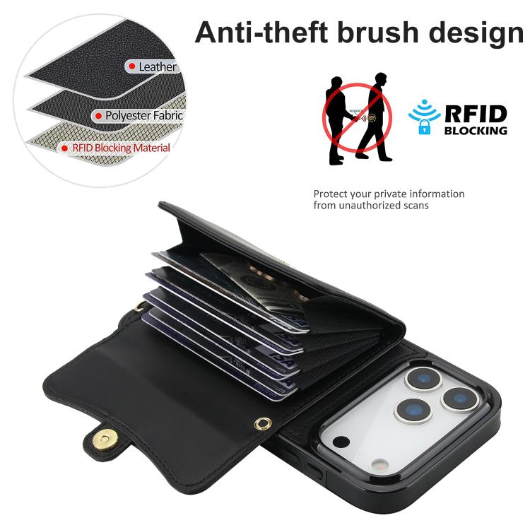 RFID Card Slot Phone Case with Long Lanyard