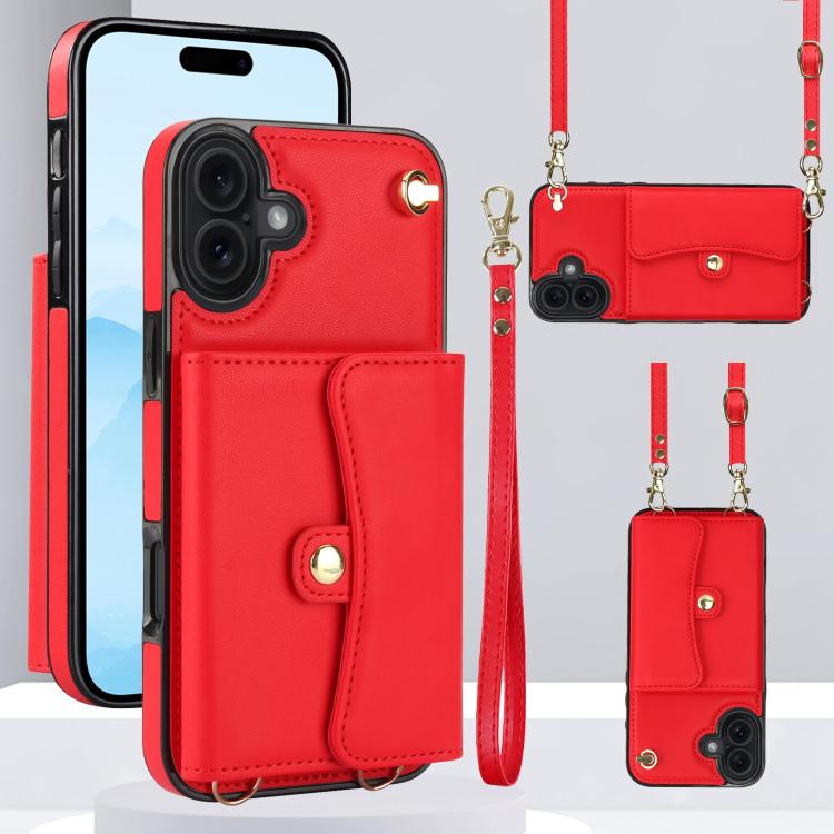 RFID Card Slot Phone Case with Long Lanyard