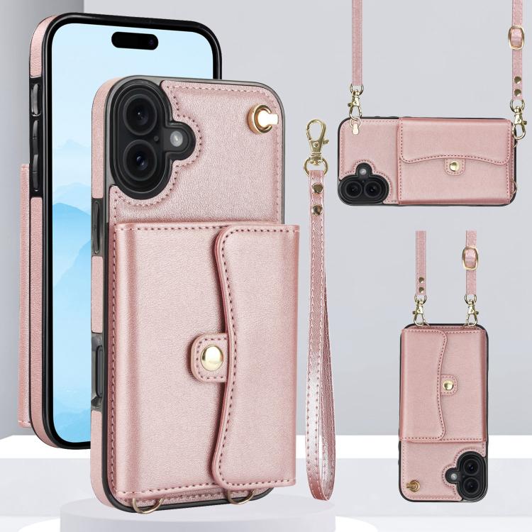 RFID Card Slot Phone Case with Long Lanyard