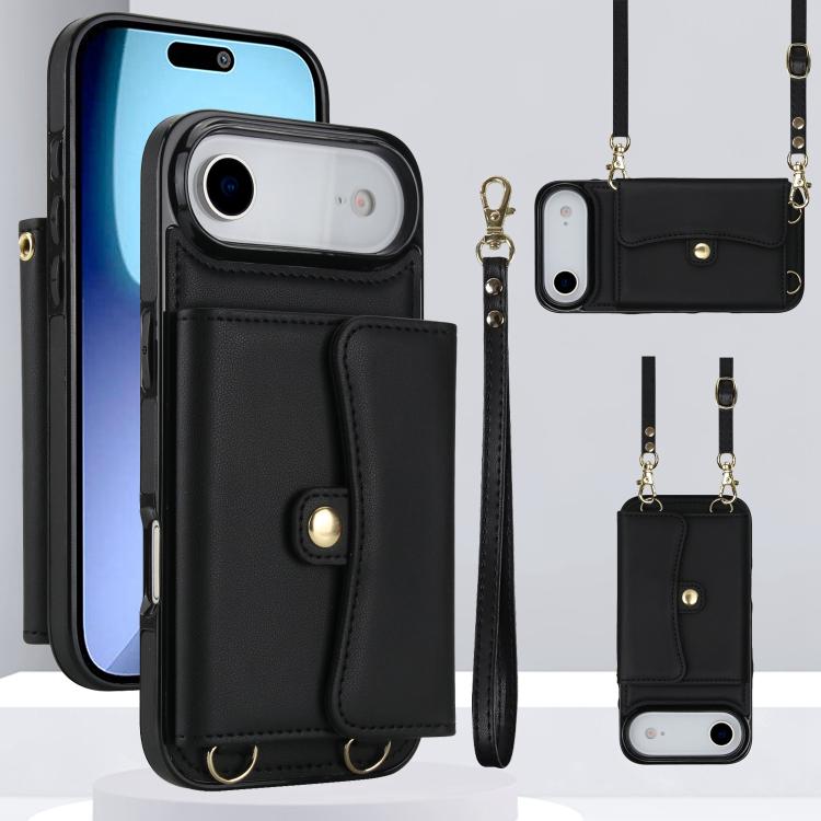 RFID Card Slot Phone Case with Long Lanyard