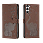 Cartoon Elephant Embossed Leather Phone Case, For Samsung Galaxy S24+ 5G, For Samsung Galaxy S24 5G, For Samsung Galaxy S23 FE 5G, For Samsung Galaxy S23 Ultra 5G, For Samsung Galaxy S23+ 5G, For Samsung Galaxy S23 5G, For Samsung Galaxy S20 FE        ...