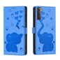 Cartoon Elephant Embossed Leather Phone Case, For Samsung Galaxy S24+ 5G, For Samsung Galaxy S24 5G, For Samsung Galaxy S23 FE 5G, For Samsung Galaxy S23 Ultra 5G, For Samsung Galaxy S23+ 5G, For Samsung Galaxy S23 5G, For Samsung Galaxy S20 FE        ...
