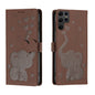 Cartoon Elephant Embossed Leather Phone Case, For Samsung Galaxy S24+ 5G, For Samsung Galaxy S24 5G, For Samsung Galaxy S23 FE 5G, For Samsung Galaxy S23 Ultra 5G, For Samsung Galaxy S23+ 5G, For Samsung Galaxy S23 5G, For Samsung Galaxy S20 FE        ...