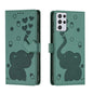 Cartoon Elephant Embossed Leather Phone Case, For Samsung Galaxy S22 5G, For Samsung Galaxy S21 FE 5G, For Samsung Galaxy S21 5G, For Samsung Galaxy S21+ 5G, For Samsung Galaxy S21 Ultra 5G