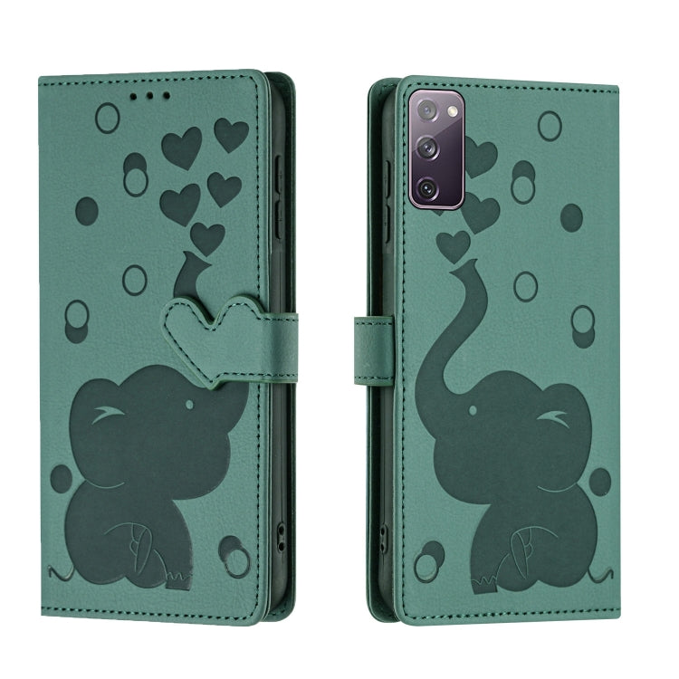 Cartoon Elephant Embossed Leather Phone Case, For Samsung Galaxy S24+ 5G, For Samsung Galaxy S24 5G, For Samsung Galaxy S23 FE 5G, For Samsung Galaxy S23 Ultra 5G, For Samsung Galaxy S23+ 5G, For Samsung Galaxy S23 5G, For Samsung Galaxy S20 FE        ...