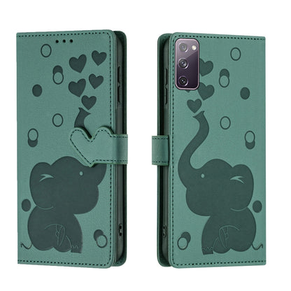 Cartoon Elephant Embossed Leather Phone Case, For Samsung Galaxy S24+ 5G, For Samsung Galaxy S24 5G, For Samsung Galaxy S23 FE 5G, For Samsung Galaxy S23 Ultra 5G, For Samsung Galaxy S23+ 5G, For Samsung Galaxy S23 5G, For Samsung Galaxy S20 FE        ...