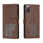 Cartoon Elephant Embossed Leather Phone Case, For Samsung Galaxy S24+ 5G, For Samsung Galaxy S24 5G, For Samsung Galaxy S23 FE 5G, For Samsung Galaxy S23 Ultra 5G, For Samsung Galaxy S23+ 5G, For Samsung Galaxy S23 5G, For Samsung Galaxy S20 FE        ...