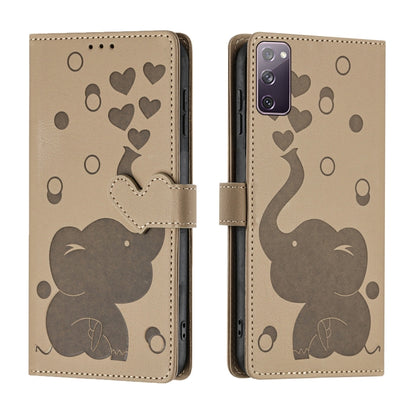 Cartoon Elephant Embossed Leather Phone Case, For Samsung Galaxy S24+ 5G, For Samsung Galaxy S24 5G, For Samsung Galaxy S23 FE 5G, For Samsung Galaxy S23 Ultra 5G, For Samsung Galaxy S23+ 5G, For Samsung Galaxy S23 5G, For Samsung Galaxy S20 FE        ...