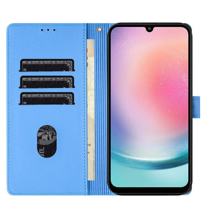 Cartoon Elephant Embossed Leather Phone Case, For Galaxy S26 FE 5G, For Samsung Galaxy S26+ 5G, For Samsung Galaxy S26 Ultra 5G, For Samsung Galaxy S26 5G, For Samsung Galaxy S25 FE 5G, For Samsung Galaxy S25 5G, For Samsung Galaxy S25+ 5G             ...