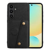 Double Buckle Card Slots Magnetic Phone Case, For Samsung Galaxy S24 FE 5G