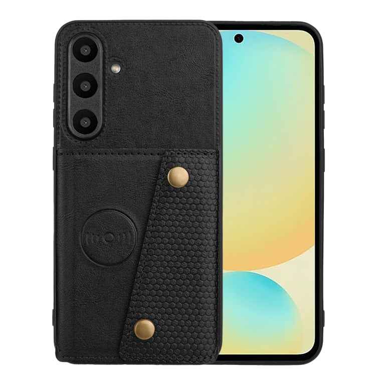 Double Buckle Card Slots Magnetic Phone Case, For Samsung Galaxy S26+ 5G, For Samsung Galaxy S26 Ultra 5G, For Samsung Galaxy S26 5G, For Samsung Galaxy S25 FE 5G, For Samsung Galaxy S25 Edge 5G, For Samsung Galaxy S25 5G, For Samsung Galaxy S25+ 5G   ...