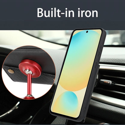 Double Buckle Card Slots Magnetic Phone Case, For Samsung Galaxy S24 FE 5G