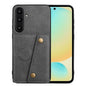 Double Buckle Card Slots Magnetic Phone Case, For Samsung Galaxy S24 FE 5G