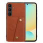 Double Buckle Card Slots Magnetic Phone Case, For Samsung Galaxy S24 FE 5G