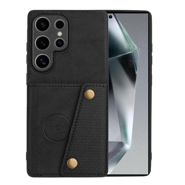 Double Buckle Card Slots Magnetic Phone Case, For Galaxy S26 FE 5G, For Samsung Galaxy S26+ 5G, For Samsung Galaxy S26 Ultra 5G, For Samsung Galaxy S26 5G, For Samsung Galaxy S25 FE 5G, For Samsung Galaxy S25 Edge 5G, For Samsung Galaxy S25 5G         ...