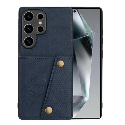 Double Buckle Card Slots Magnetic Phone Case, For Galaxy S26 FE 5G, For Samsung Galaxy S26+ 5G, For Samsung Galaxy S26 Ultra 5G, For Samsung Galaxy S26 5G, For Samsung Galaxy S25 FE 5G, For Samsung Galaxy S25 Edge 5G, For Samsung Galaxy S25 5G         ...