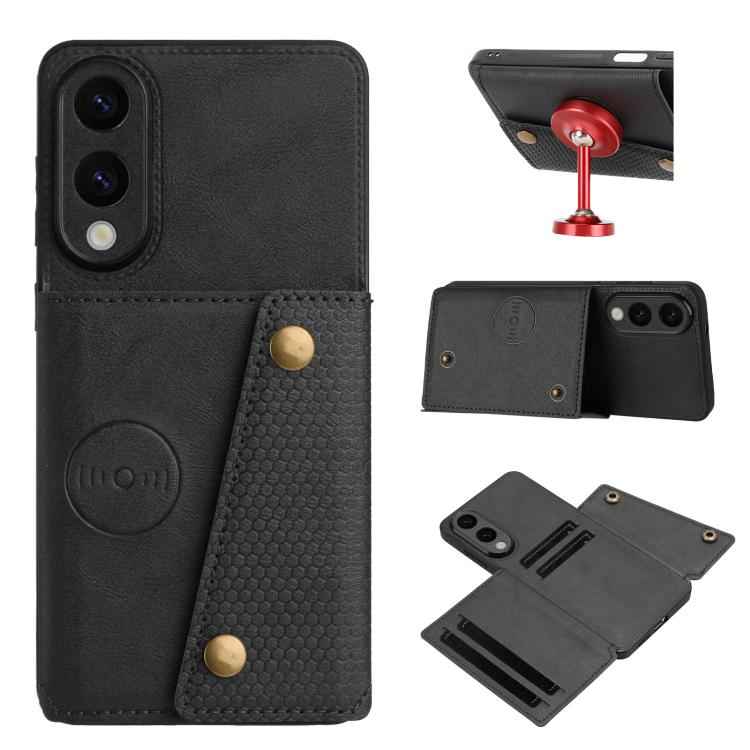 Double Buckle Card Slots Magnetic Phone Case, For Samsung Galaxy S26+ 5G, For Samsung Galaxy S26 Ultra 5G, For Samsung Galaxy S26 5G, For Samsung Galaxy S25 FE 5G, For Samsung Galaxy S25 Edge 5G, For Samsung Galaxy S25 5G, For Samsung Galaxy S25+ 5G   ...