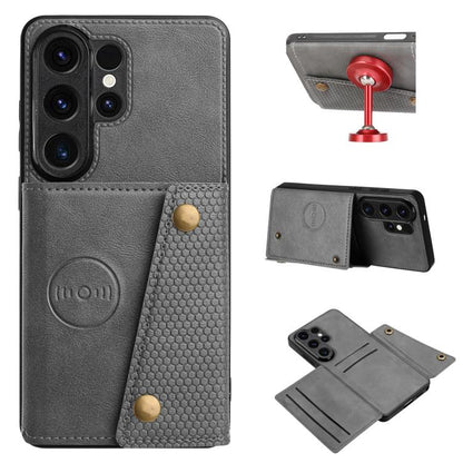 Double Buckle Card Slots Magnetic Phone Case, For Galaxy S26 FE 5G, For Samsung Galaxy S26+ 5G, For Samsung Galaxy S26 Ultra 5G, For Samsung Galaxy S26 5G, For Samsung Galaxy S25 FE 5G, For Samsung Galaxy S25 Edge 5G, For Samsung Galaxy S25 5G         ...