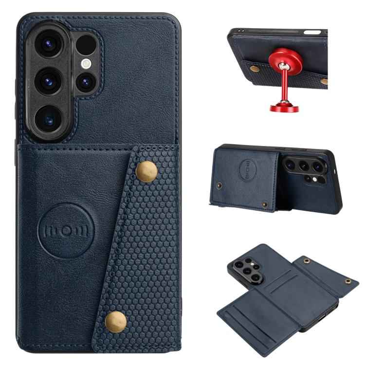 Double Buckle Card Slots Magnetic Phone Case, For Samsung Galaxy S26+ 5G, For Samsung Galaxy S26 Ultra 5G, For Samsung Galaxy S26 5G, For Samsung Galaxy S25 FE 5G, For Samsung Galaxy S25 Edge 5G, For Samsung Galaxy S25 5G, For Samsung Galaxy S25+ 5G   ...
